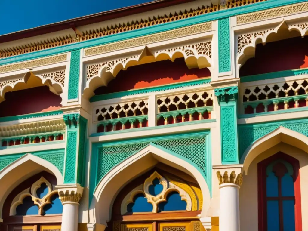 Detalle arquitectónico del Palacio del Khan en Bakhchysarai, Crimea