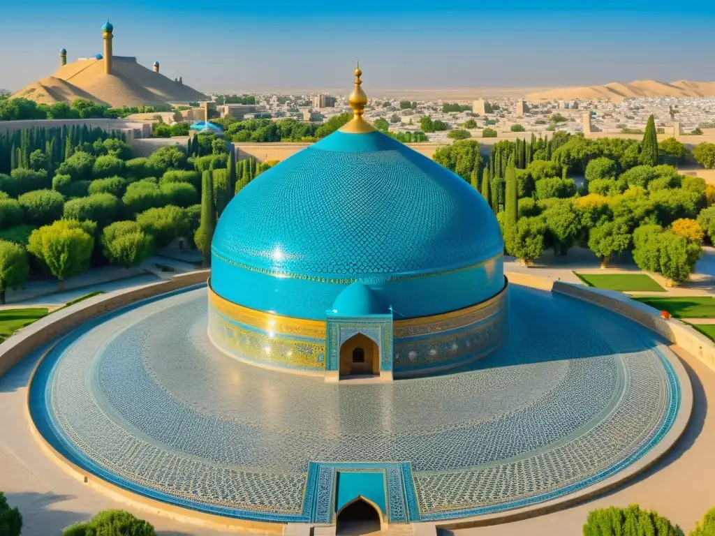 Detalle asombroso de la Plaza Registan, Samarkanda, con madrasas islámicas bajo dominio mongol