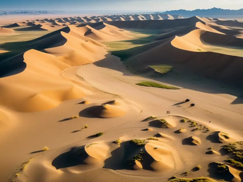 Equipo de arqueólogos utiliza tecnología aérea en exploración de la remota y evocativa Gobi Desert, revelando historia mongola