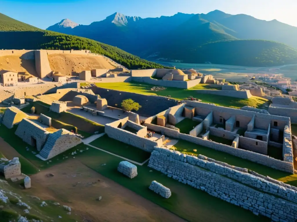 Excavación arqueológica en la antigua ciudad de Avarga, capital del Imperio Mongol