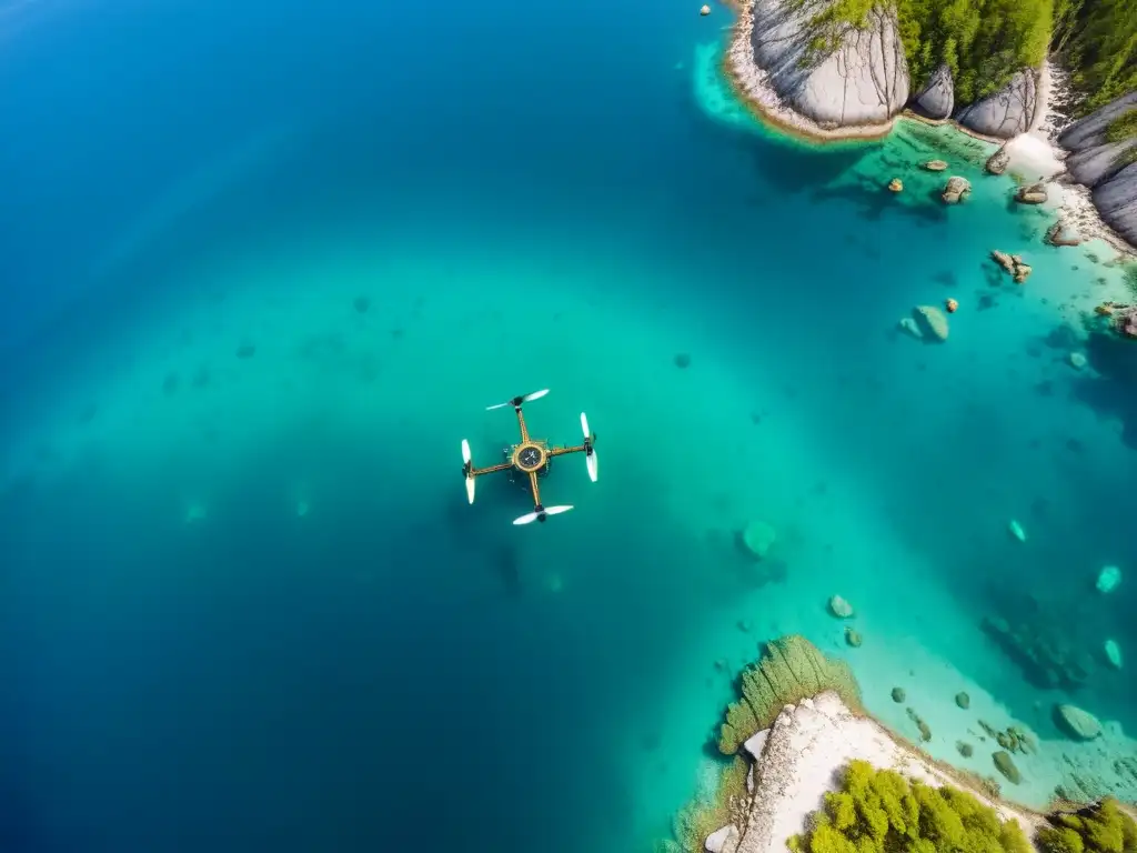 Exploración de rutas comerciales mongolas sumergidas en el lago Baikal, capturando la belleza natural e historia humana bajo el agua