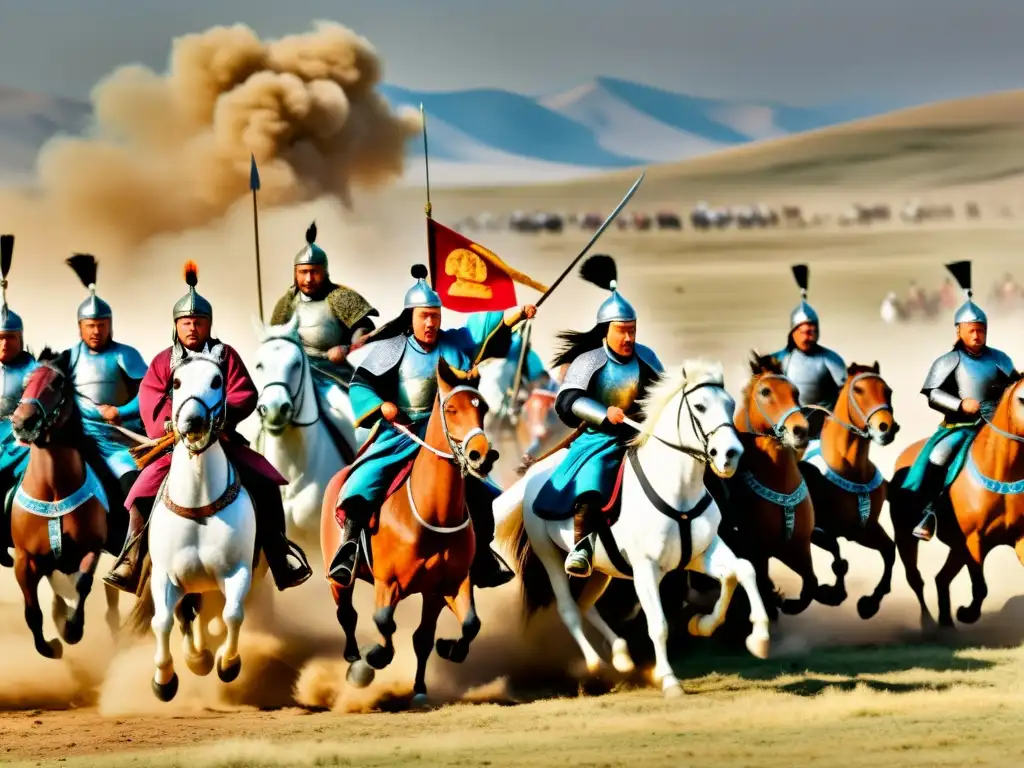 La feroz rivalidad entre Kublai Khan y Ariq Böke se refleja en una intensa batalla en la estepa mongol