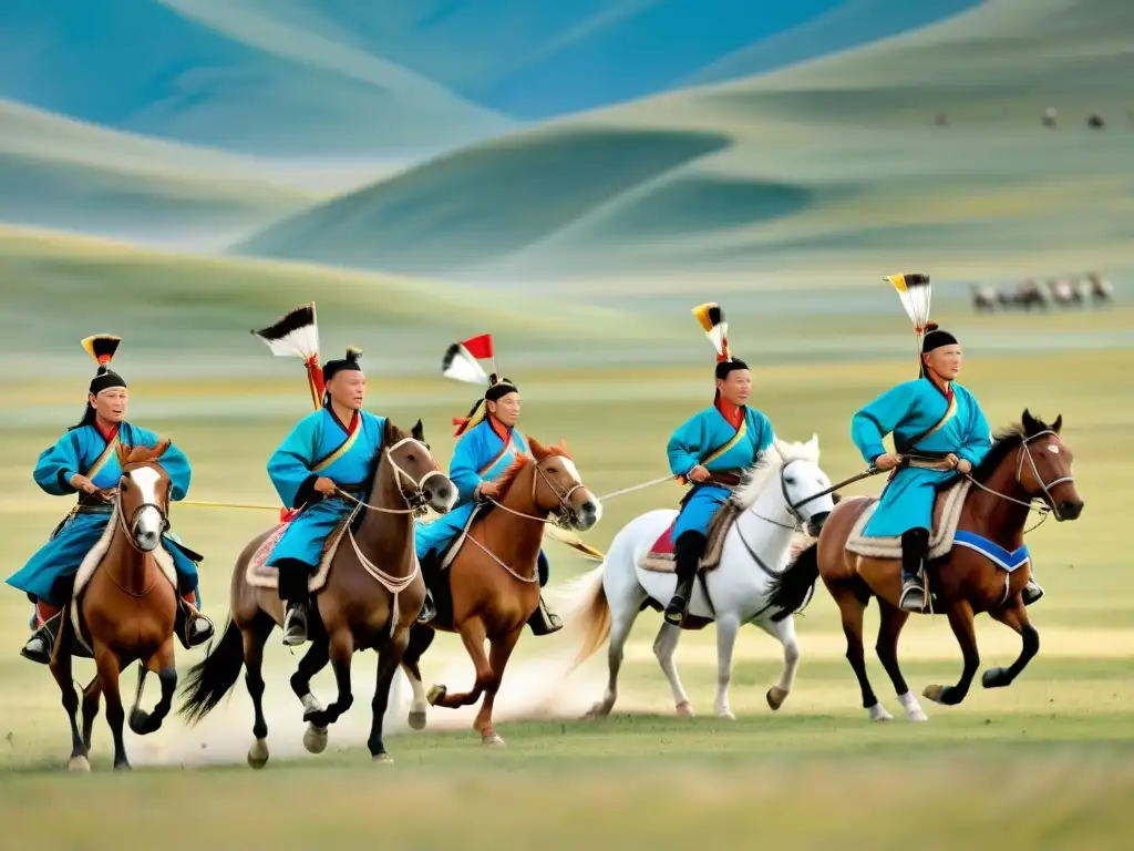 Grupo de artistas marciales mongoles compiten en Altargana, tradición arraigada en la Historia y Arte Marciales del Imperio Mongol