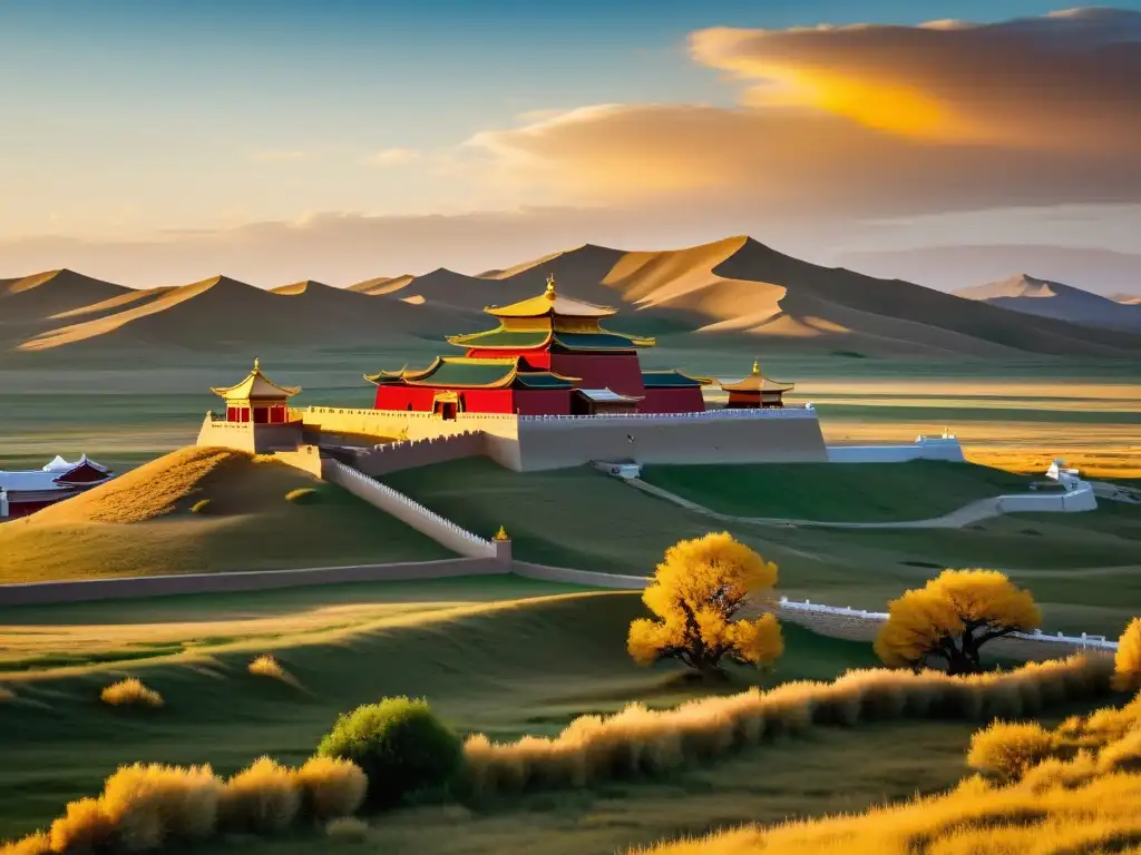 Impresionante Monasterio de Erdene Zuu en Mongolia, legado de los Khanes, preservando la cultura y la modernidad