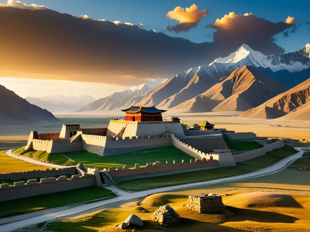 El legado de Genghis Khan perdura en las ruinas de Karakorum, con arqueólogos descubriendo su historia entre el resplandor del atardecer