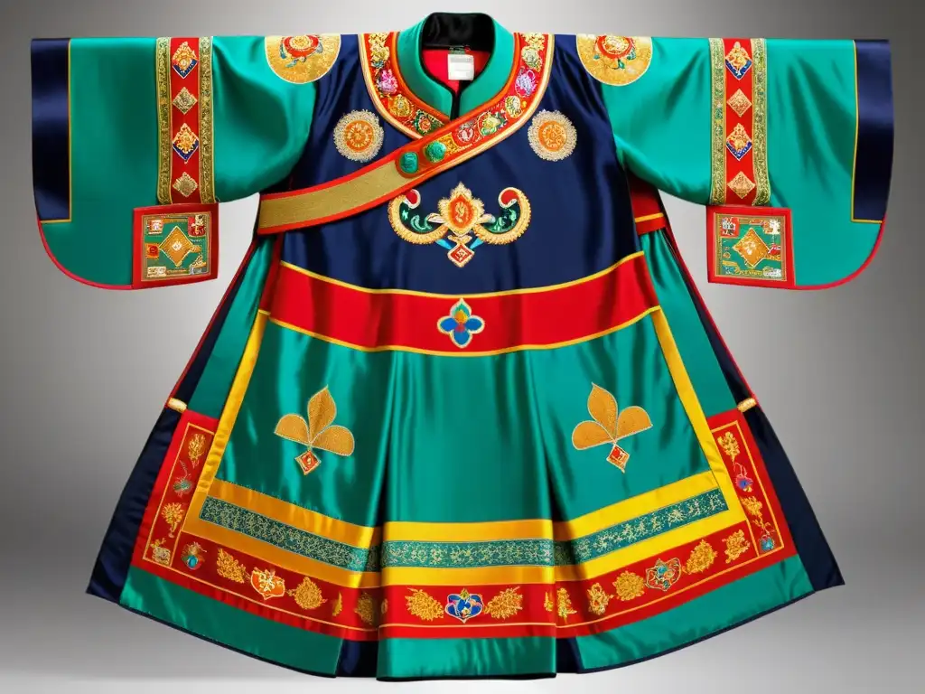 La majestuosa vestimenta imperial del Imperio Mongol, con deslumbrante moda y joyería, refleja opulencia y artesanía