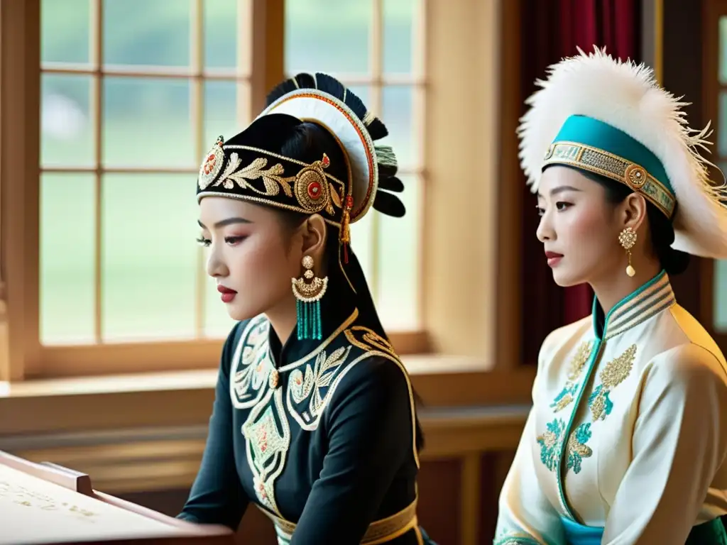 Renombrados diseñadores reinterpretando tocados mongolés Renombrados diseñadores crean tocados mongoles en atelier de alta gama, fusionando tradición e innovación