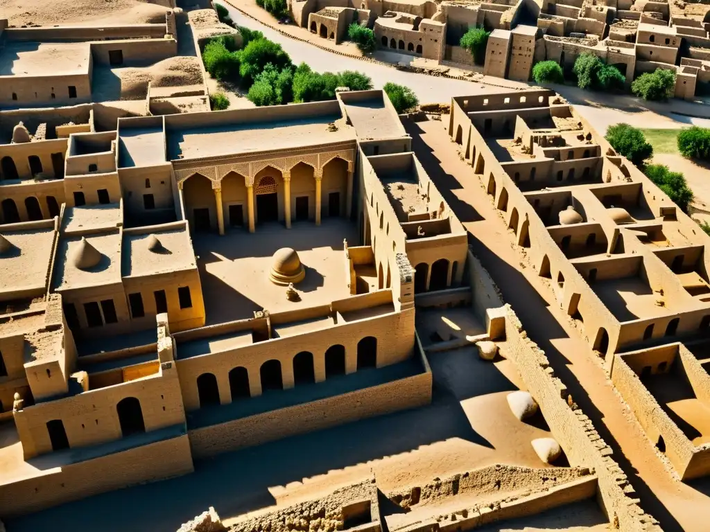 Ruinas antiguas de Bagdad: testamento de Hulagu Khan Ruinas de la antigua ciudad de Bagdad, legado Hulagu Khan Ilkanato Medio Oriente, evoca grandiosidad y melancolía