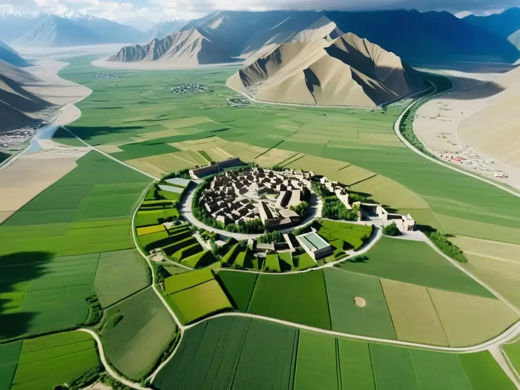 Vista aérea del antiguo Karakorum, capital del Imperio Mongol: historia, cultura, conquistas